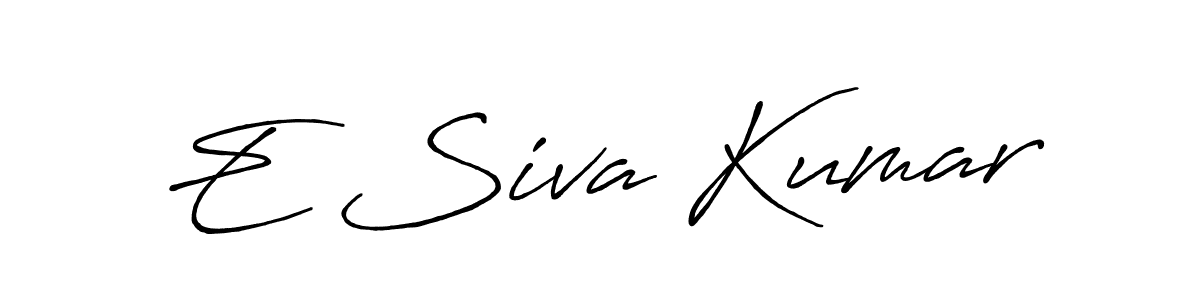 You can use this online signature creator to create a handwritten signature for the name E Siva Kumar. This is the best online autograph maker. E Siva Kumar signature style 7 images and pictures png