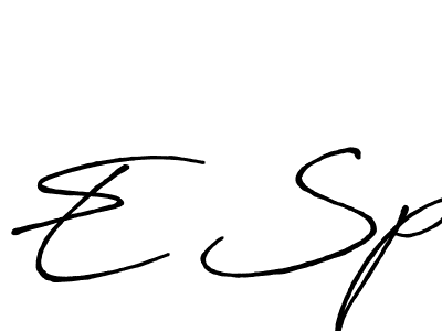 You should practise on your own different ways (Antro_Vectra_Bolder) to write your name (E Sp) in signature. don't let someone else do it for you. E Sp signature style 7 images and pictures png