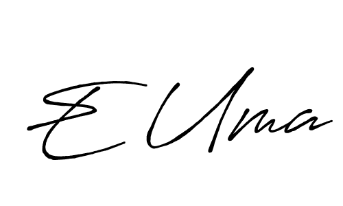 This is the best signature style for the E Uma name. Also you like these signature font (Antro_Vectra_Bolder). Mix name signature. E Uma signature style 7 images and pictures png