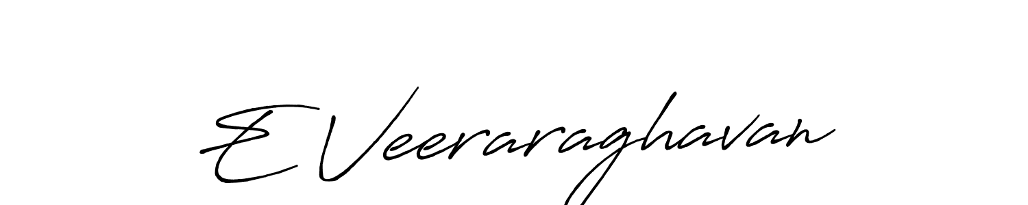 This is the best signature style for the E Veeraraghavan name. Also you like these signature font (Antro_Vectra_Bolder). Mix name signature. E Veeraraghavan signature style 7 images and pictures png