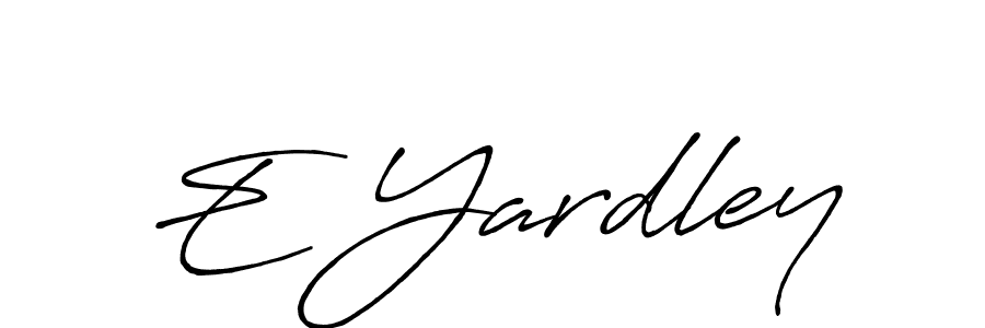 if you are searching for the best signature style for your name E Yardley. so please give up your signature search. here we have designed multiple signature styles  using Antro_Vectra_Bolder. E Yardley signature style 7 images and pictures png