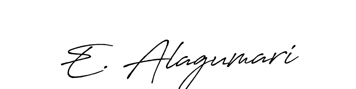 Best and Professional Signature Style for E. Alagumari. Antro_Vectra_Bolder Best Signature Style Collection. E. Alagumari signature style 7 images and pictures png