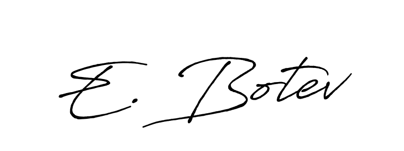 if you are searching for the best signature style for your name E. Botev. so please give up your signature search. here we have designed multiple signature styles  using Antro_Vectra_Bolder. E. Botev signature style 7 images and pictures png