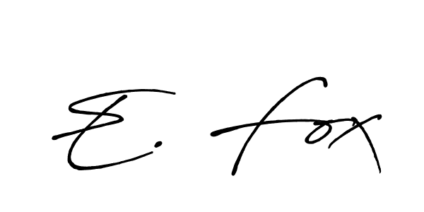 Make a short E. Fox signature style. Manage your documents anywhere anytime using Antro_Vectra_Bolder. Create and add eSignatures, submit forms, share and send files easily. E. Fox signature style 7 images and pictures png