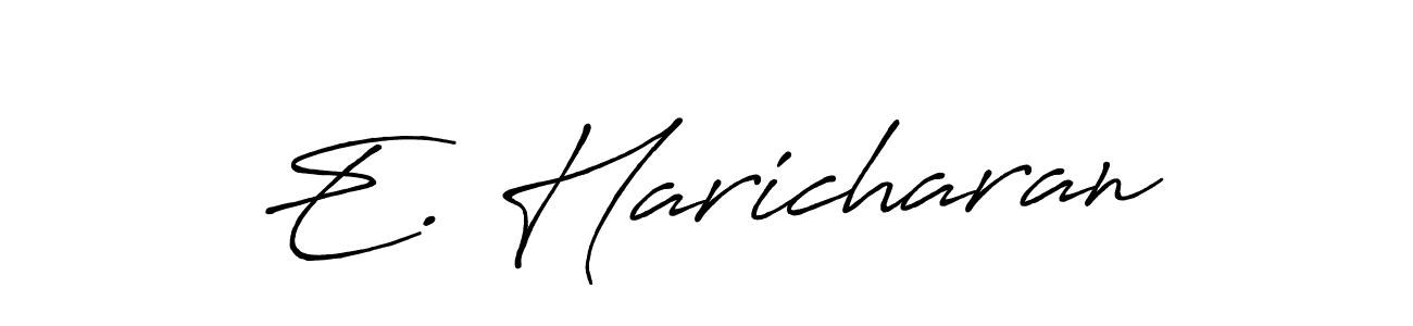 Make a beautiful signature design for name E. Haricharan. Use this online signature maker to create a handwritten signature for free. E. Haricharan signature style 7 images and pictures png