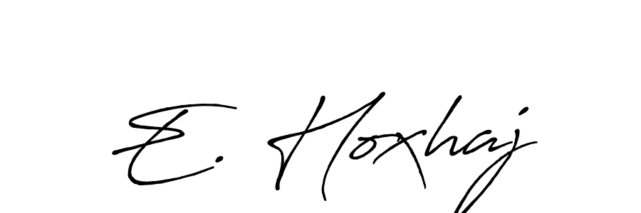 You should practise on your own different ways (Antro_Vectra_Bolder) to write your name (E. Hoxhaj) in signature. don't let someone else do it for you. E. Hoxhaj signature style 7 images and pictures png