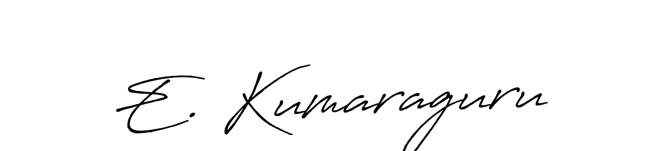 Similarly Antro_Vectra_Bolder is the best handwritten signature design. Signature creator online .You can use it as an online autograph creator for name E. Kumaraguru. E. Kumaraguru signature style 7 images and pictures png