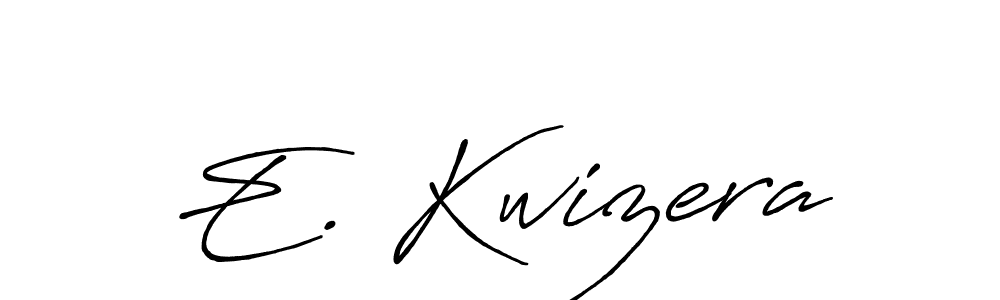 Once you've used our free online signature maker to create your best signature Antro_Vectra_Bolder style, it's time to enjoy all of the benefits that E. Kwizera name signing documents. E. Kwizera signature style 7 images and pictures png