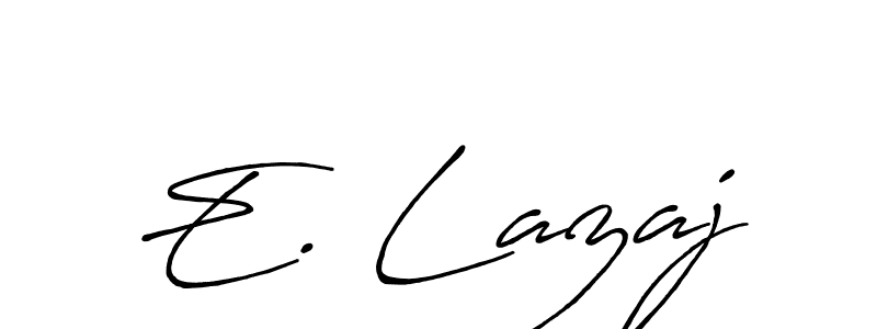 Make a beautiful signature design for name E. Lazaj. Use this online signature maker to create a handwritten signature for free. E. Lazaj signature style 7 images and pictures png