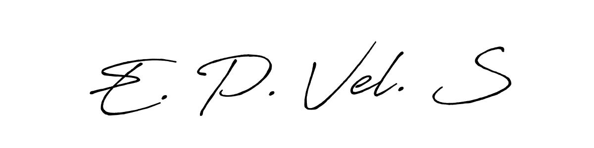 Make a beautiful signature design for name E. P. Vel. S. Use this online signature maker to create a handwritten signature for free. E. P. Vel. S signature style 7 images and pictures png