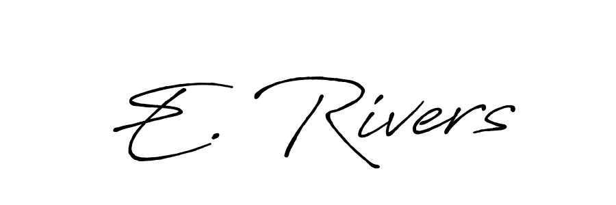 You can use this online signature creator to create a handwritten signature for the name E. Rivers. This is the best online autograph maker. E. Rivers signature style 7 images and pictures png