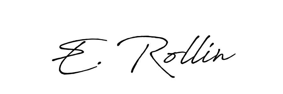 Similarly Antro_Vectra_Bolder is the best handwritten signature design. Signature creator online .You can use it as an online autograph creator for name E. Rollin. E. Rollin signature style 7 images and pictures png