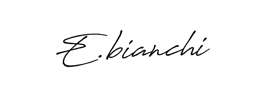 Also we have E.bianchi name is the best signature style. Create professional handwritten signature collection using Antro_Vectra_Bolder autograph style. E.bianchi signature style 7 images and pictures png