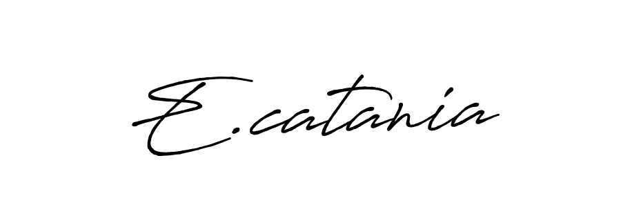 Best and Professional Signature Style for E.catania. Antro_Vectra_Bolder Best Signature Style Collection. E.catania signature style 7 images and pictures png