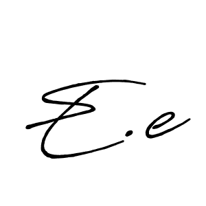 How to make E.e signature? Antro_Vectra_Bolder is a professional autograph style. Create handwritten signature for E.e name. E.e signature style 7 images and pictures png