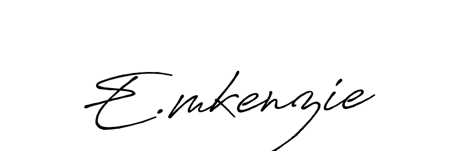 if you are searching for the best signature style for your name E.mkenzie. so please give up your signature search. here we have designed multiple signature styles  using Antro_Vectra_Bolder. E.mkenzie signature style 7 images and pictures png