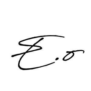 Similarly Antro_Vectra_Bolder is the best handwritten signature design. Signature creator online .You can use it as an online autograph creator for name E.o. E.o signature style 7 images and pictures png