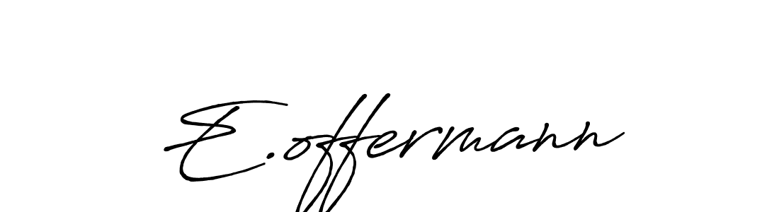 It looks lik you need a new signature style for name E.offermann. Design unique handwritten (Antro_Vectra_Bolder) signature with our free signature maker in just a few clicks. E.offermann signature style 7 images and pictures png