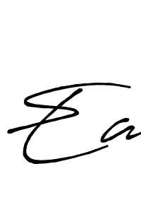 How to make Ea signature? Antro_Vectra_Bolder is a professional autograph style. Create handwritten signature for Ea name. Ea signature style 7 images and pictures png