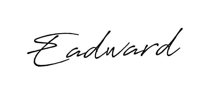 Design your own signature with our free online signature maker. With this signature software, you can create a handwritten (Antro_Vectra_Bolder) signature for name Eadward. Eadward signature style 7 images and pictures png