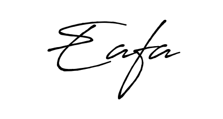 Generate high-definition signature styles for Eafa. The Antro_Vectra_Bolder typeface ensures crisp legibility and sophisticated design. Eafa signature style 7 images and pictures png