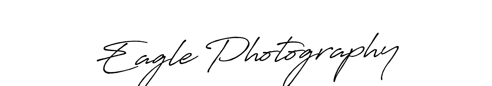 Use a signature maker to create a handwritten signature online. With this signature software, you can design (Antro_Vectra_Bolder) your own signature for name Eagle Photography. Eagle Photography signature style 7 images and pictures png