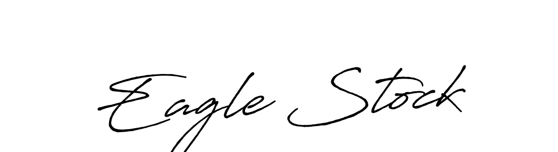 How to make Eagle Stock signature? Antro_Vectra_Bolder is a professional autograph style. Create handwritten signature for Eagle Stock name. Eagle Stock signature style 7 images and pictures png