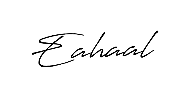 if you are searching for the best signature style for your name Eahaal. so please give up your signature search. here we have designed multiple signature styles  using Antro_Vectra_Bolder. Eahaal signature style 7 images and pictures png