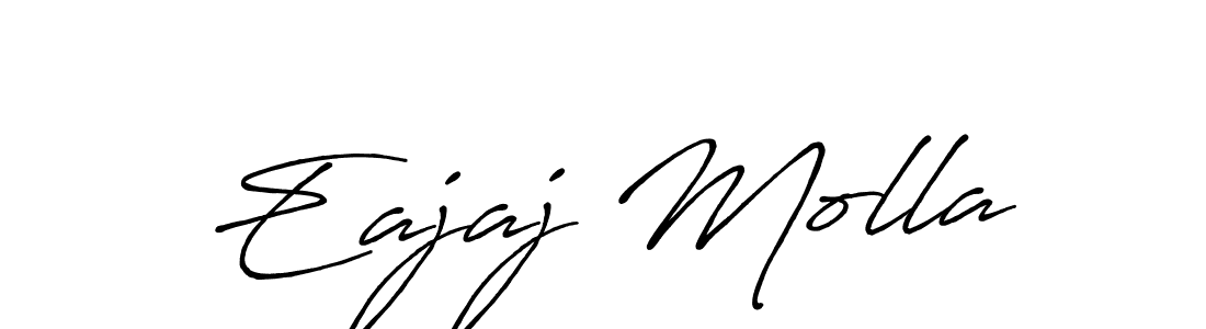 Eajaj Molla stylish signature style. Best Handwritten Sign (Antro_Vectra_Bolder) for my name. Handwritten Signature Collection Ideas for my name Eajaj Molla. Eajaj Molla signature style 7 images and pictures png
