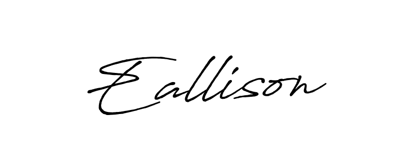 How to make Eallison name signature. Use Antro_Vectra_Bolder style for creating short signs online. This is the latest handwritten sign. Eallison signature style 7 images and pictures png