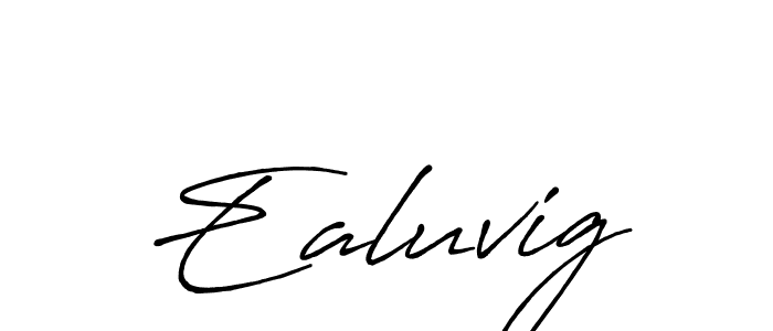 Design your own signature with our free online signature maker. With this signature software, you can create a handwritten (Antro_Vectra_Bolder) signature for name Ealuvig. Ealuvig signature style 7 images and pictures png