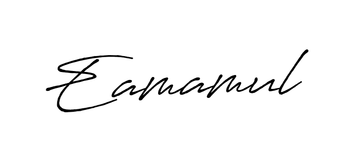 How to make Eamamul signature? Antro_Vectra_Bolder is a professional autograph style. Create handwritten signature for Eamamul name. Eamamul signature style 7 images and pictures png