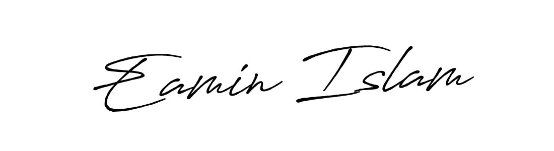 Antro_Vectra_Bolder is a professional signature style that is perfect for those who want to add a touch of class to their signature. It is also a great choice for those who want to make their signature more unique. Get Eamin Islam name to fancy signature for free. Eamin Islam signature style 7 images and pictures png