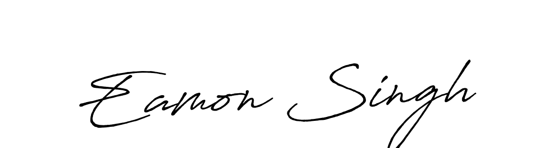 if you are searching for the best signature style for your name Eamon Singh. so please give up your signature search. here we have designed multiple signature styles  using Antro_Vectra_Bolder. Eamon Singh signature style 7 images and pictures png