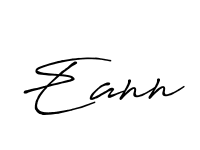 Also we have Eann name is the best signature style. Create professional handwritten signature collection using Antro_Vectra_Bolder autograph style. Eann signature style 7 images and pictures png