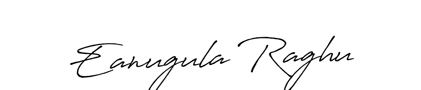 Use a signature maker to create a handwritten signature online. With this signature software, you can design (Antro_Vectra_Bolder) your own signature for name Eanugula Raghu. Eanugula Raghu signature style 7 images and pictures png