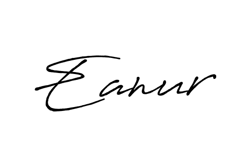 Similarly Antro_Vectra_Bolder is the best handwritten signature design. Signature creator online .You can use it as an online autograph creator for name Eanur. Eanur signature style 7 images and pictures png