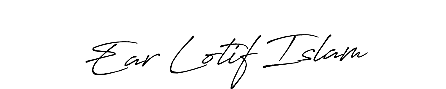 if you are searching for the best signature style for your name Ear Lotif Islam. so please give up your signature search. here we have designed multiple signature styles  using Antro_Vectra_Bolder. Ear Lotif Islam signature style 7 images and pictures png