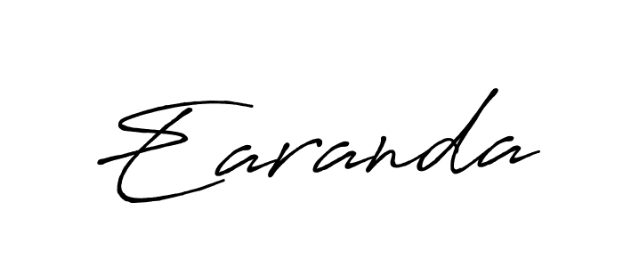 How to make Earanda signature? Antro_Vectra_Bolder is a professional autograph style. Create handwritten signature for Earanda name. Earanda signature style 7 images and pictures png