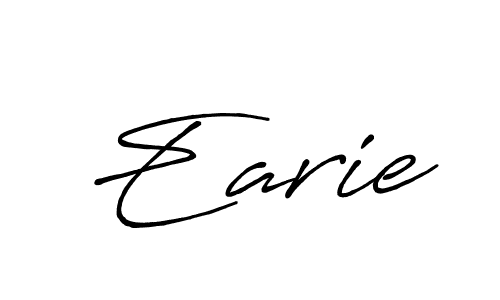 The best way (Antro_Vectra_Bolder) to make a short signature is to pick only two or three words in your name. The name Earie include a total of six letters. For converting this name. Earie signature style 7 images and pictures png