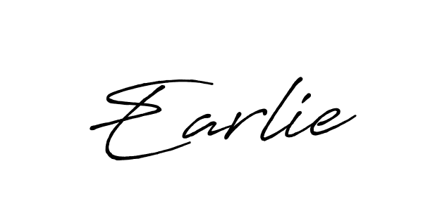 You should practise on your own different ways (Antro_Vectra_Bolder) to write your name (Earlie) in signature. don't let someone else do it for you. Earlie signature style 7 images and pictures png