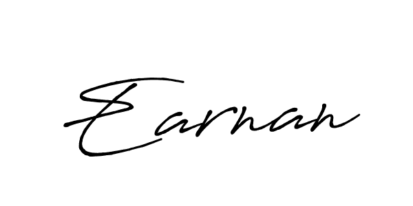 How to make Earnan name signature. Use Antro_Vectra_Bolder style for creating short signs online. This is the latest handwritten sign. Earnan signature style 7 images and pictures png