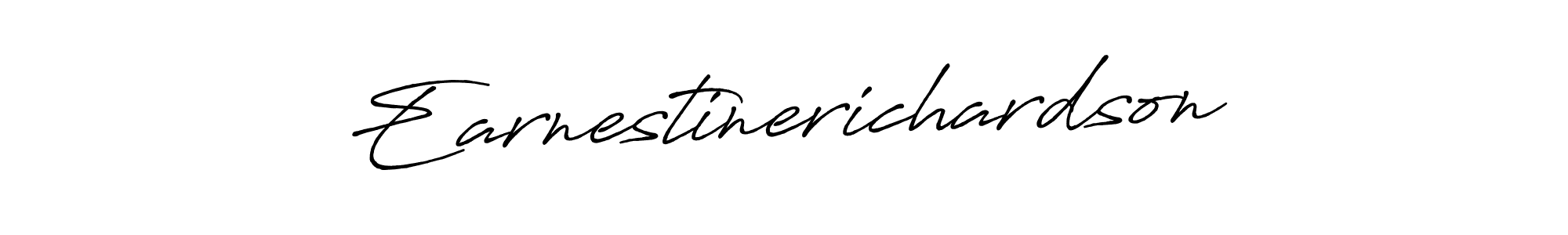 How to make Earnestinerichardson signature? Antro_Vectra_Bolder is a professional autograph style. Create handwritten signature for Earnestinerichardson name. Earnestinerichardson signature style 7 images and pictures png