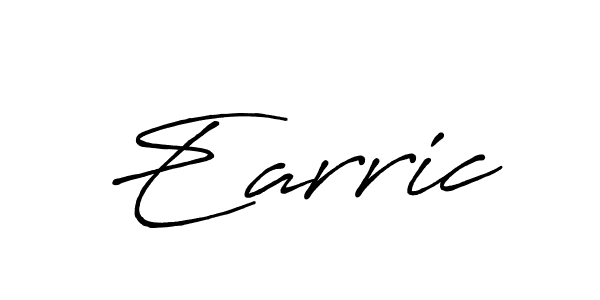 Design your own signature with our free online signature maker. With this signature software, you can create a handwritten (Antro_Vectra_Bolder) signature for name Earric. Earric signature style 7 images and pictures png