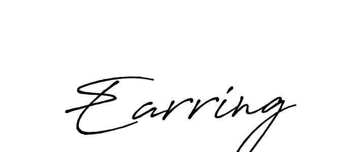 Also You can easily find your signature by using the search form. We will create Earring name handwritten signature images for you free of cost using Antro_Vectra_Bolder sign style. Earring signature style 7 images and pictures png