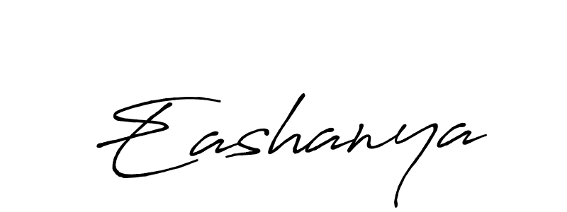 Design your own signature with our free online signature maker. With this signature software, you can create a handwritten (Antro_Vectra_Bolder) signature for name Eashanya. Eashanya signature style 7 images and pictures png
