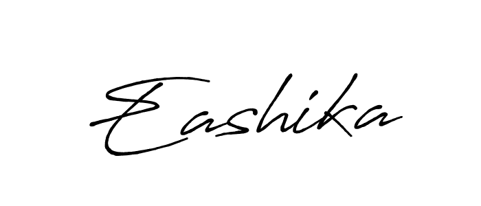 Similarly Antro_Vectra_Bolder is the best handwritten signature design. Signature creator online .You can use it as an online autograph creator for name Eashika. Eashika signature style 7 images and pictures png