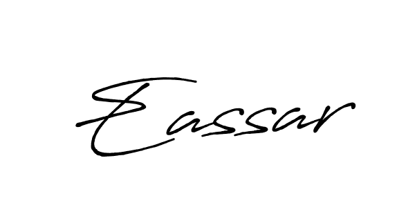 Make a beautiful signature design for name Eassar. With this signature (Antro_Vectra_Bolder) style, you can create a handwritten signature for free. Eassar signature style 7 images and pictures png