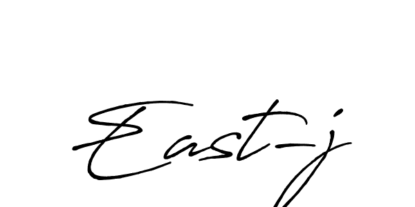 Also we have East-j name is the best signature style. Create professional handwritten signature collection using Antro_Vectra_Bolder autograph style. East-j signature style 7 images and pictures png