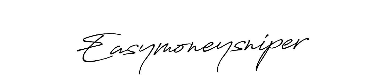 Easymoneysniper stylish signature style. Best Handwritten Sign (Antro_Vectra_Bolder) for my name. Handwritten Signature Collection Ideas for my name Easymoneysniper. Easymoneysniper signature style 7 images and pictures png